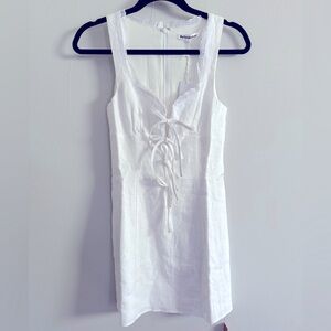REFORMATION | White linen dress